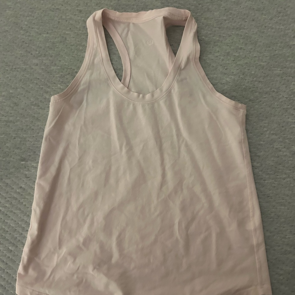 Lululemon Athletica Light Pink Tank Top